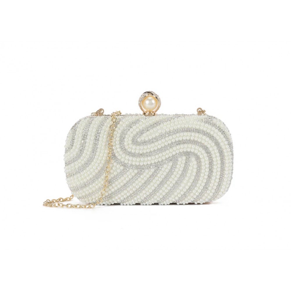 Dress bag in cream