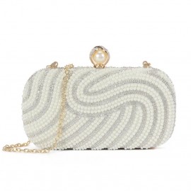 Dress bag in cream