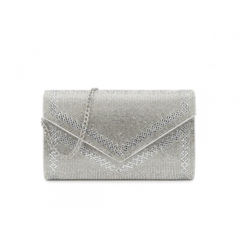 Dress bag in silver