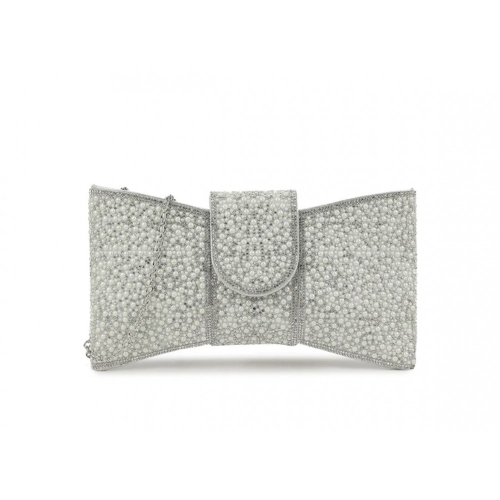 Dress bag in silver