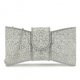 Dress bag in silver