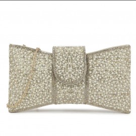Dress bag in gold