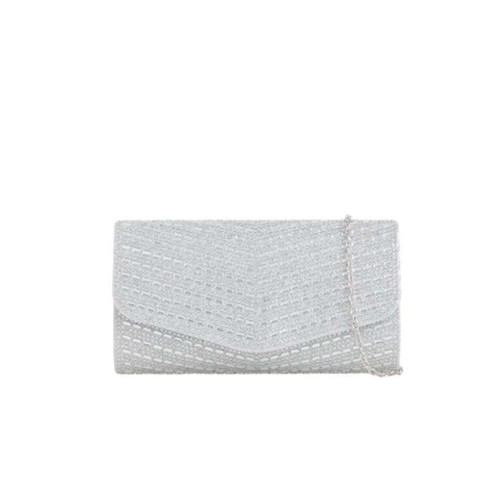 Dress bag in silver