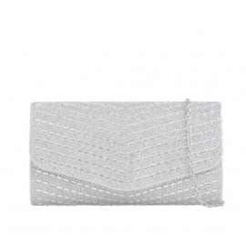 Dress bag in silver