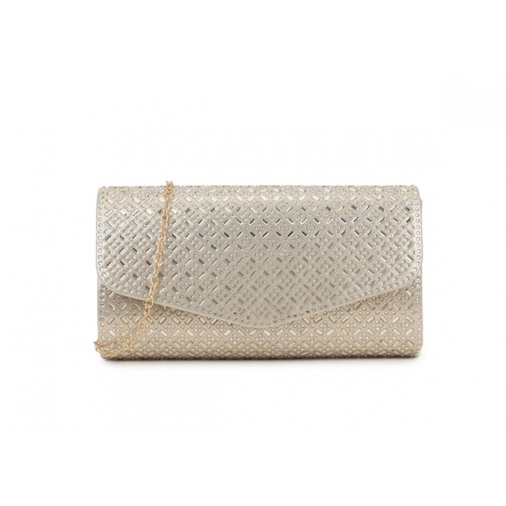 Dress bag in gold