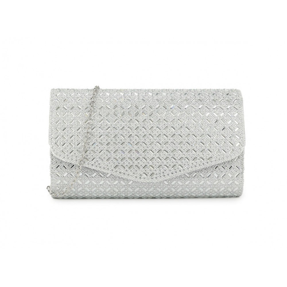 Dress bag in silver
