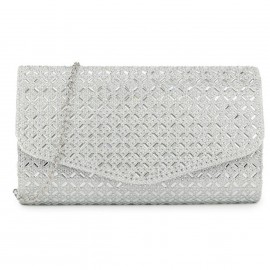 Dress bag in silver