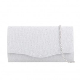 Dress bag in silver