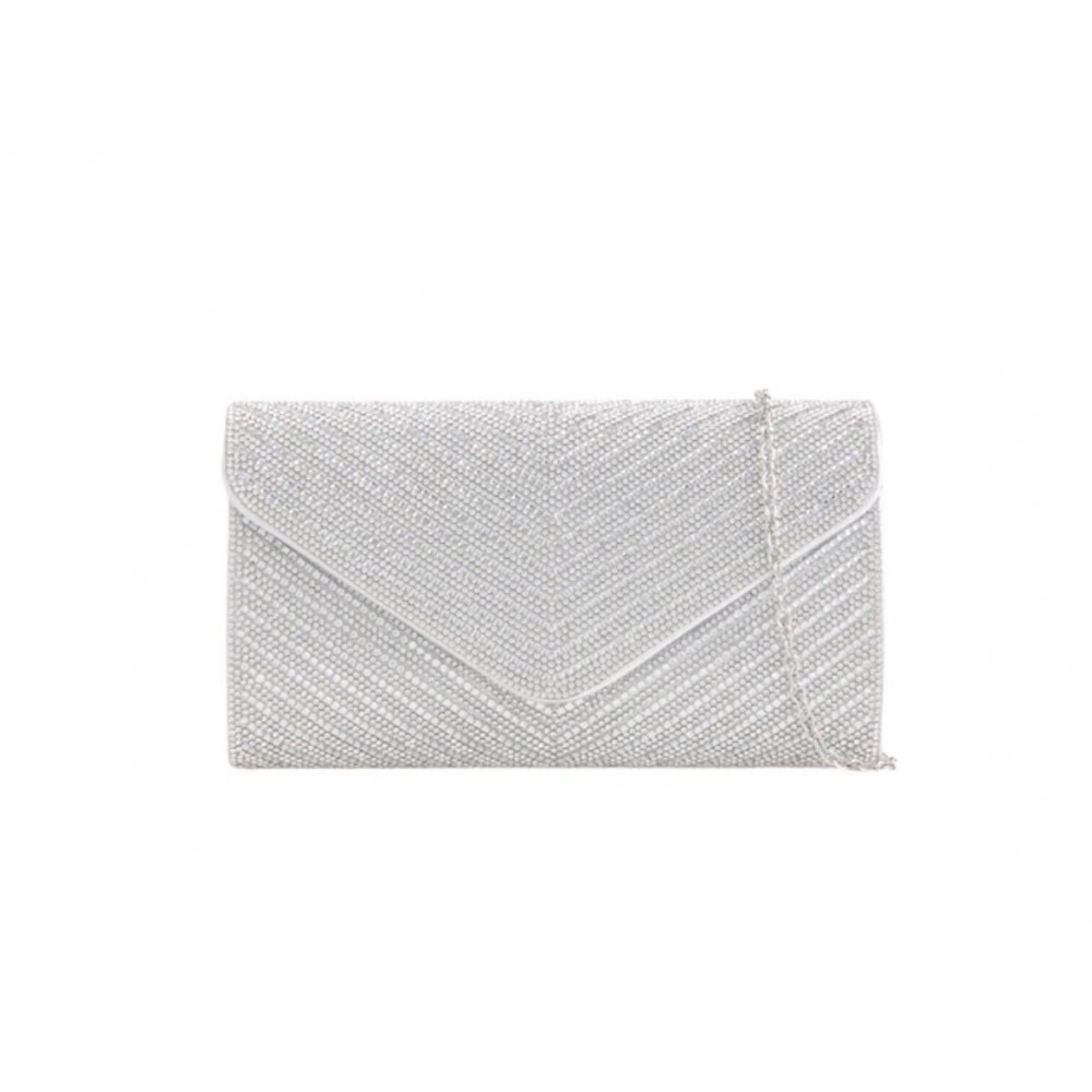 Dress bag in silver