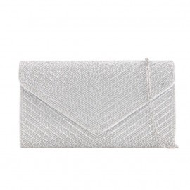 Dress bag in silver