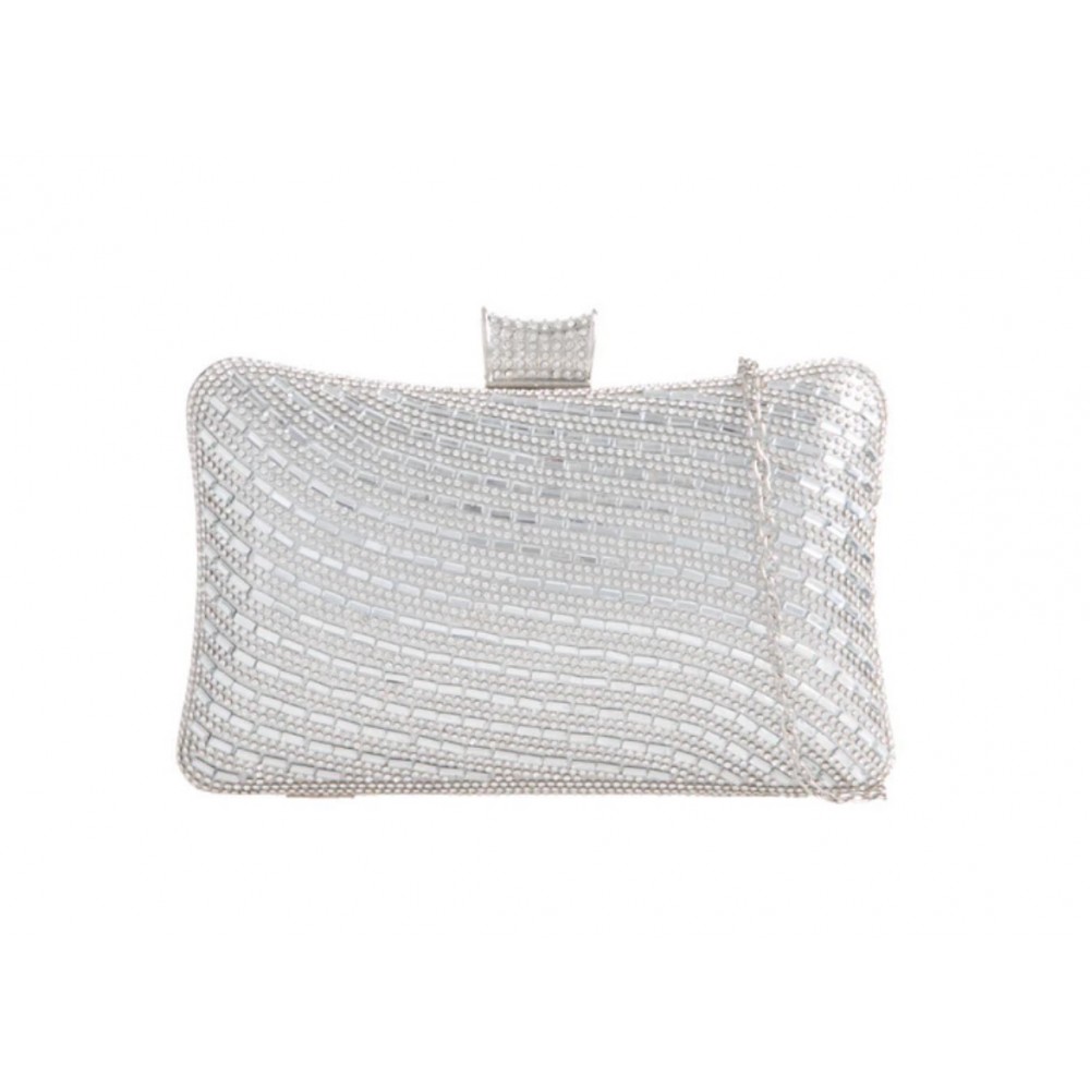 Dress bag in silver