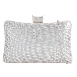 Dress bag in silver
