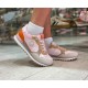 Trainer, Xti pink laced trainer